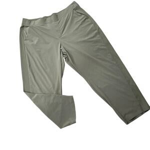 Athleta Brooklyn Midrise Ankle Pants Moss Green Casual Size 20